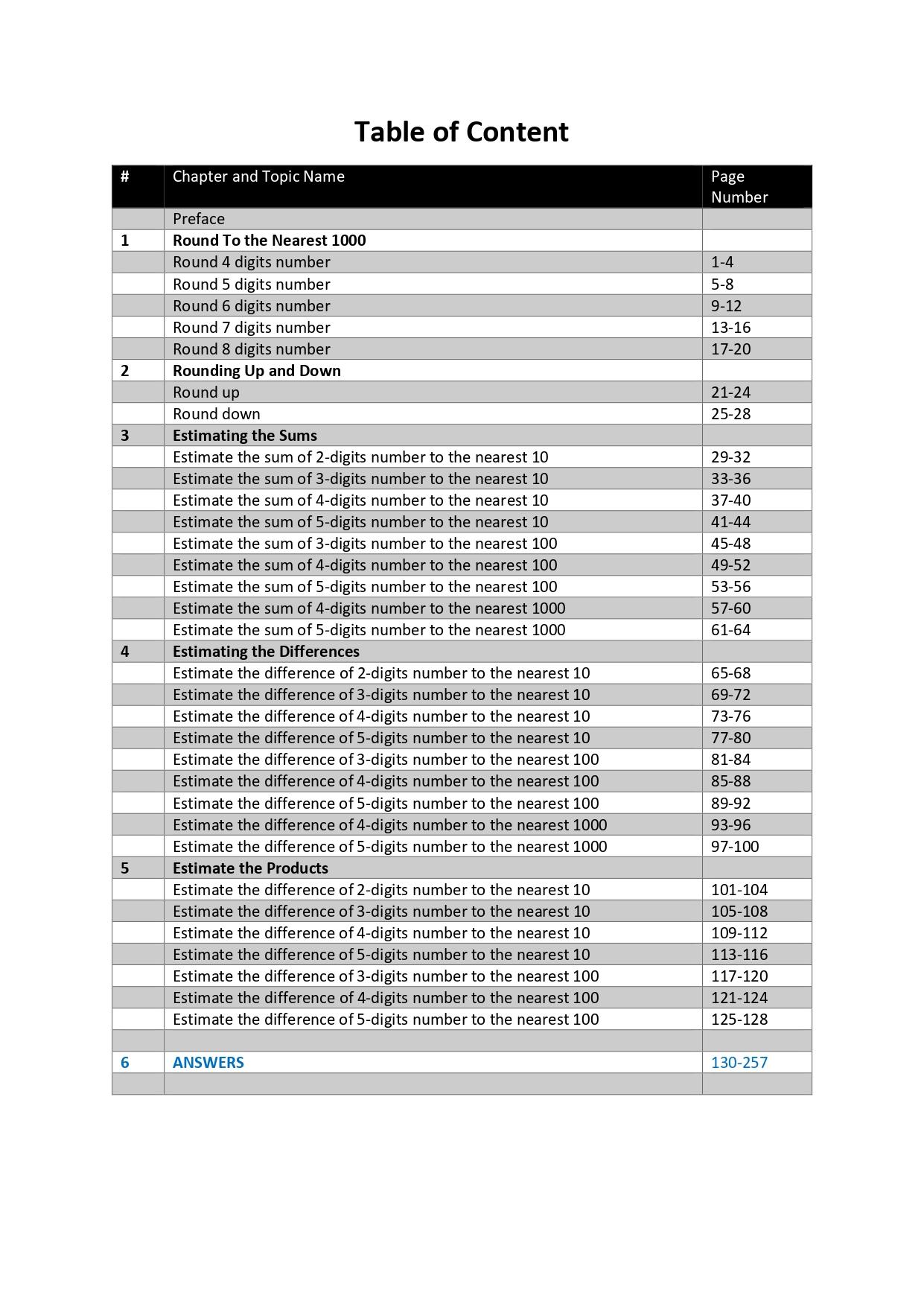 Grade 4 Rounding Workbook - www.eLearning24x7.com